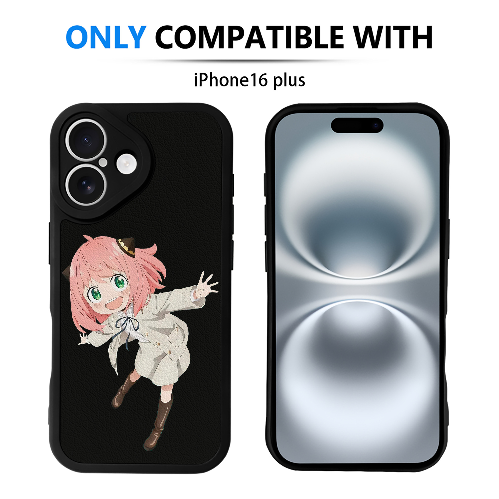 （画像用） SPY×FAMILY间谍家家酒 【iPhone 16シリーズ対応】シリコンスマホケース（レザー調） 材質：シリコン